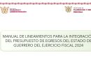 INTEGRACIÓN DEL PRESUPUESTO DE EGRESOS DEL ESTADO DE GUERRERO 2024