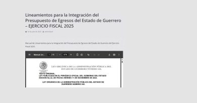Lineamientos para la Integración del Presupuesto de Egresos del Estado de Guerrero – EJERCICIO FISCAL 2025
