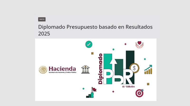 Diplomado Presupuesto basado en Resultados 2025