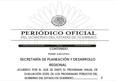 Programa Anual de Evaluación 2025