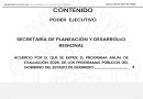 Programa Anual de Evaluación 2026